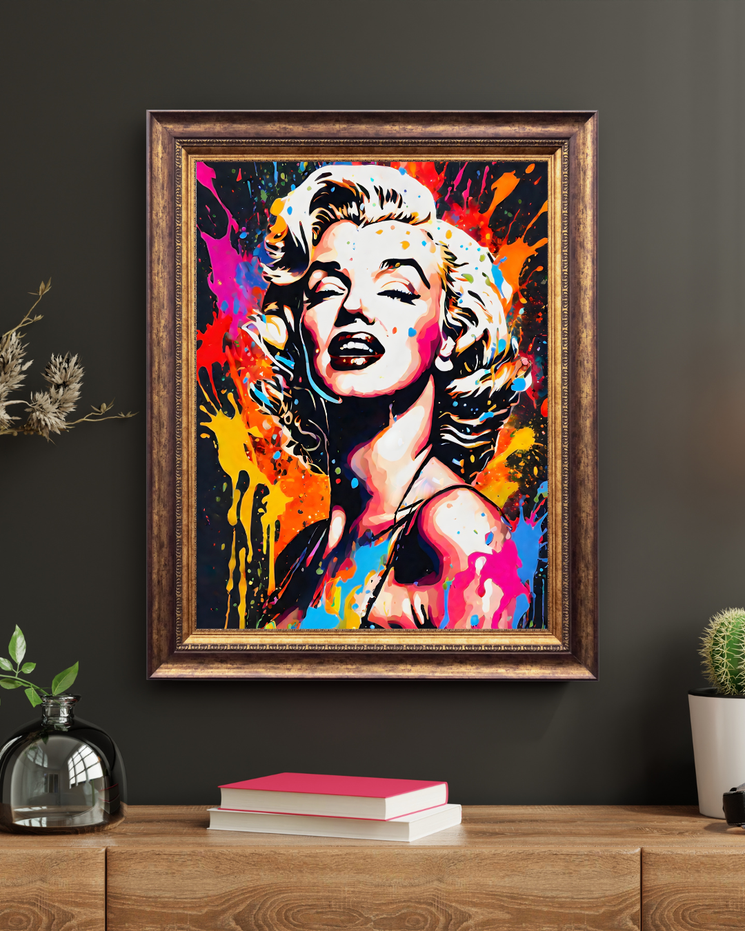 Abstract Marilyn Monroe Pop Art - Street Style Graffiti Portrait Print