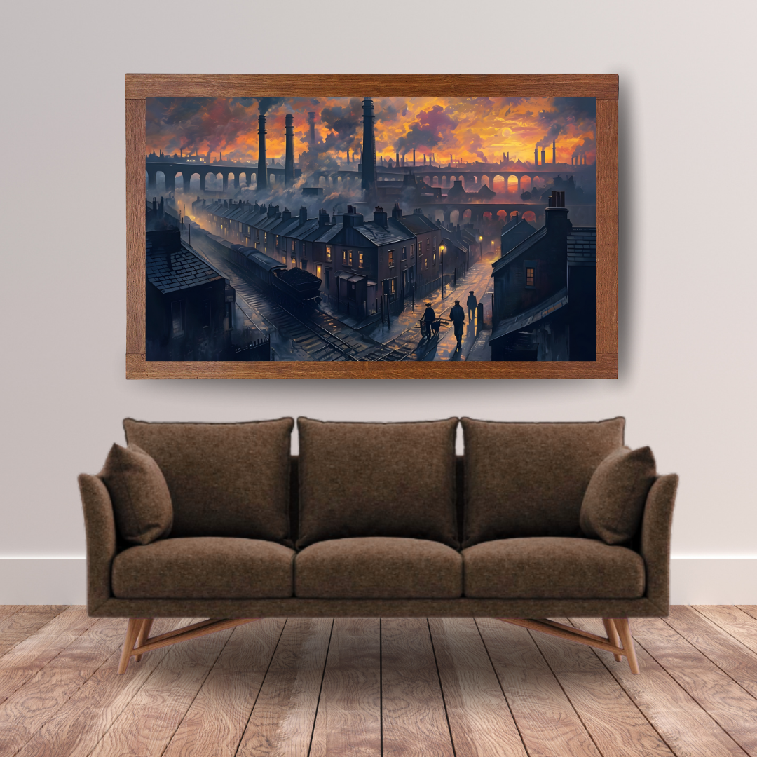 Black Country Sunset Print - Industrial Heritage Wall Art - West Midlands