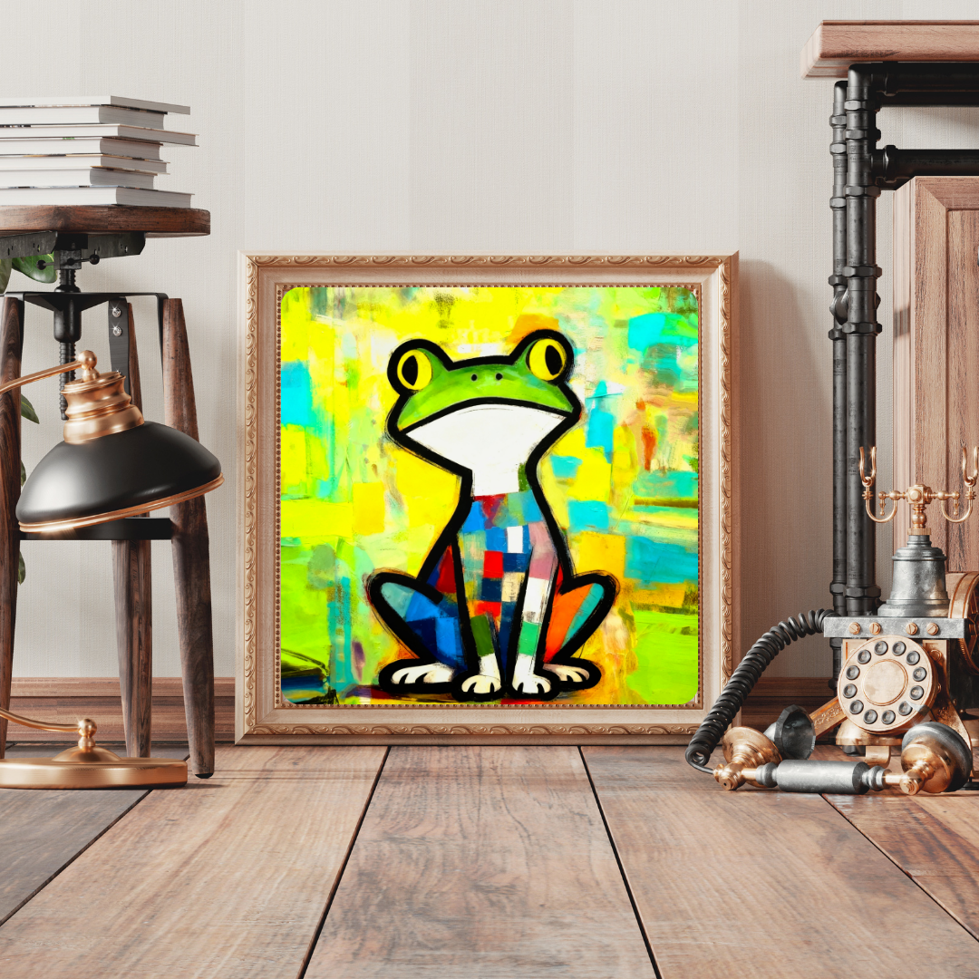 Modern Abstract Wall Art Print – Contemporary Minimalist Poster for Living Room & Bedroom Decor