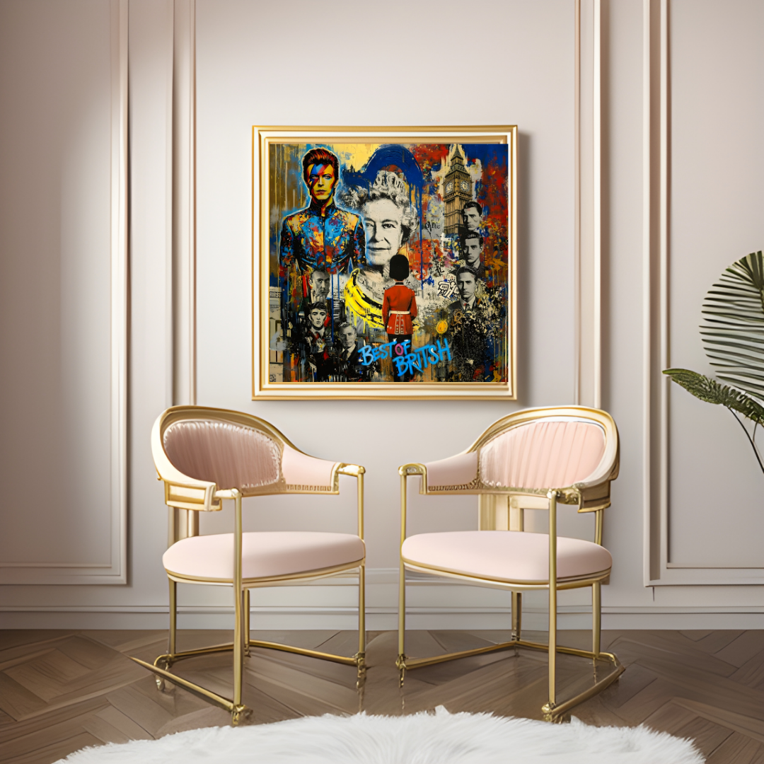 Best of British People Art Print - Quirky British Characters Wall Art - Funny UK Culture Illustration - Eccentric British Lifestyle Decor