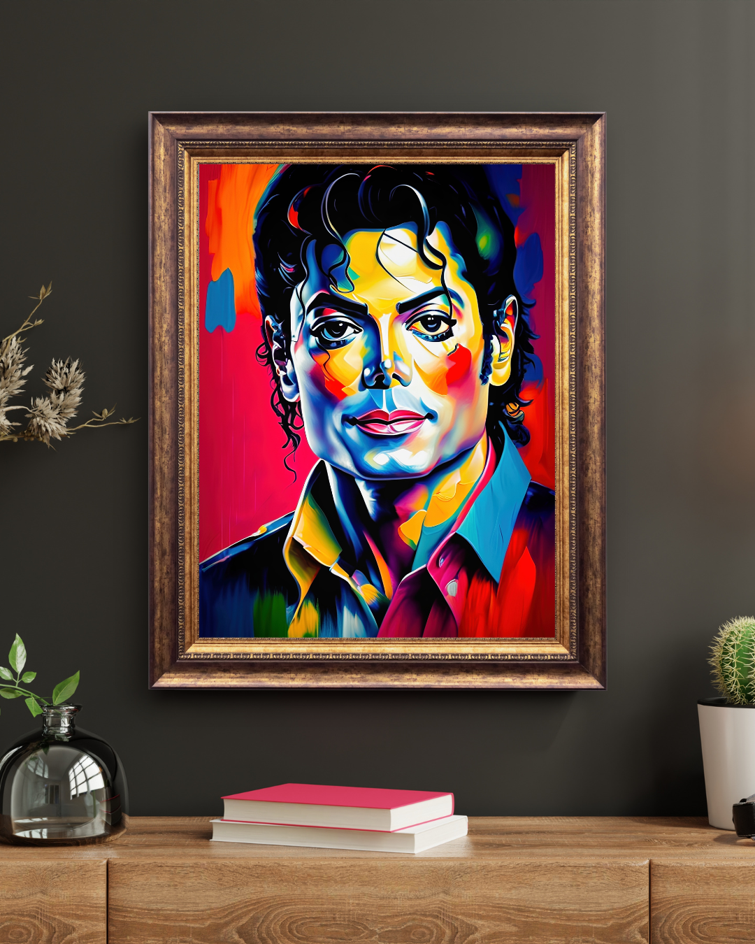 Michael Jackson Abstract Wall Art | Iconic Dance Silhouette Music Poster