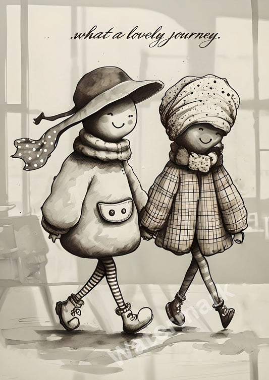 What a Lovely Journey - Couple Adventure & Romance Wall Art