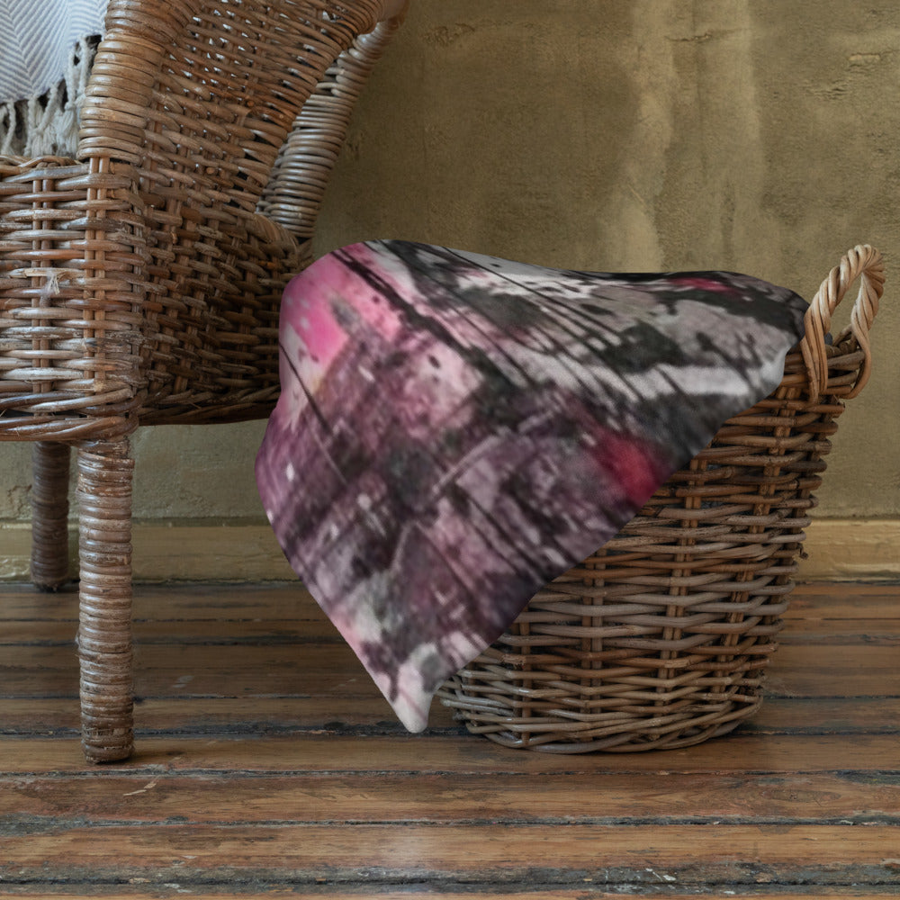 Custom Supercar Throw Blanket – Abstract Sports Car